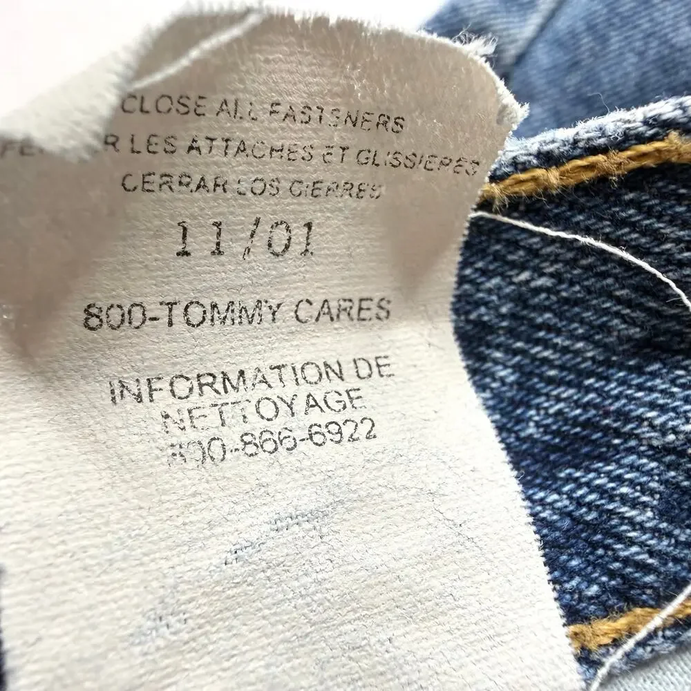 Y2K Tommy Hilfiger Low Rise Denim Shorts Size 11